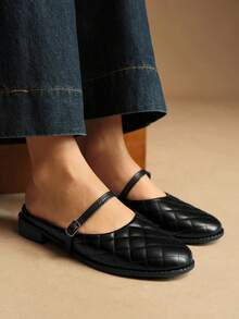 Rosivie Scarpe da donna casual e versatili slip-on con suola piatta - nero - Visualizzare 2