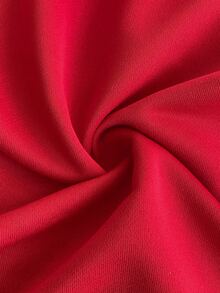 PrepCrw 1 Stück eleganter urbaner Lässig College Stil weißer Stickerei weiß verzierter roter Kapuzen-Langarm-Sweatshirt, geeignet für Lässig Ausflüge, Treffen, Herbst, Winter, Valentinstag rotes Kind rotes Sweatshirt Kinder Sweatshirt - Rot - Übersicht 7
