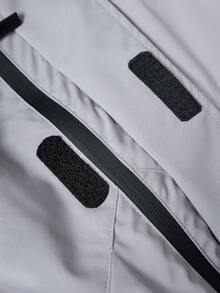 PAVTROS 男士休闲黑色夹克 男士科技风雨衣 Y2K风格夹克 男士防风夹克 科技风夹克，防风衣/户外防风衣，派克大衣，宽松款，冬季夹克，街头服饰 - 灰色 - 查看 6