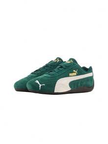 Puma Speedcat OG Women's Sneakers Green White 398846 - Mirto oscuro-Blanco PUMA - Ver 2