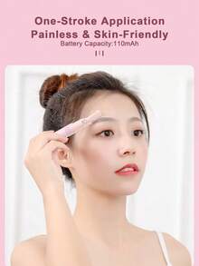 JMMO Women's Hair Clipper Multifunctional Hair Removal Knife Hair Removal Knife Hair Removal Hair Removal Hand Hair, Leg Hair, Armpit Hair, Pubic Hair Divine Tool (Battery Capacity: 110mAh) - Multicolor - View 5