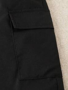 Casuvi Kids 2pcs/Set Toddler Boys' Street Casual Graphic Print Crew Neck Long Sleeve Sweatshirt And Cargo Pants, Suitable For All Seasons - White - View 9