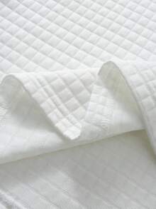 EGENSIO 男士花卉边饰短袖休闲通勤 Polo 衫 - 白色 - 查看 6