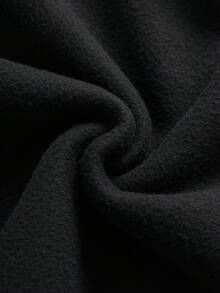 GUMBALL X SHEIN 青少年男孩休闲图案长袖连帽运动衫，适合秋冬季 - 黑色 - 查看 7