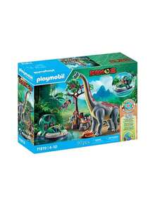 Playmobil Brachiosaurus With Hovercraft BOYS FIRST 71819 - Multicolor - View 1