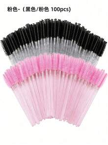 200/100pcs /70pcs /50pcs /10pcs Bulk Disposable Mascara Wands Eyelash Brush Spoolies Makeup Applicator Eye Lash Extension Eyebrow Comb Makeup Tools Room Decor Vanity Travel Bedroom Beauty Supplies Professional Lash Kit Makeup Accessories Beauty Tools - Multicolor - View 22