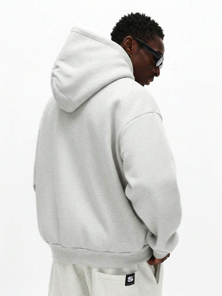 Color Blocking Pullover Hoodie With Contrast Panels