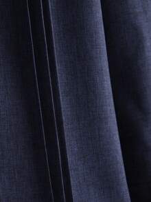 Core Aspect Camisa casual de manga larga con cuello mao para hombre, adecuada para uso diario, camisa de vestir con botones de color azul marino, Old Money, otoño - azul real - Ver 3