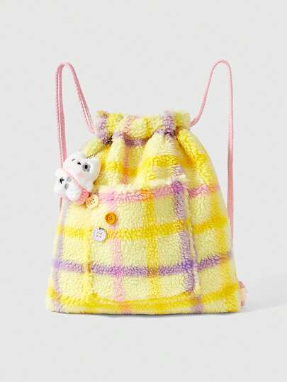 Kawaii Damen Rucksack mit großer Kapazität und Sternenmuster, perfekt als Zubehör zum Rucksack, Schul-Essentials, Preppy Rucksack für die Schule