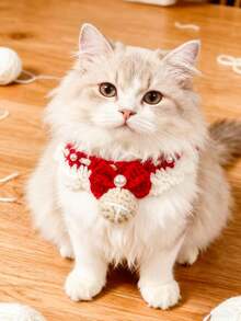 PETSIN 宠物可爱领结项圈围兜；宠物领结项圈；宠物针织项圈；宠物配件；宠物用品。