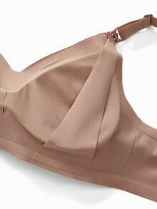 SHEIN BloomMama Biustonosz do karmienia piersią bezszwowy, jednolity kolor