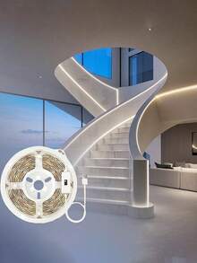 USB Powered Motion Sensor Light Strip With Auto On/Off Function - Multicolor Lighting For Halloween, Stairs, Bedroom And Hallway, No Wiring Required, Easy Stick-On Motion Sensor Built-In Lamp - Multicolor - View 1