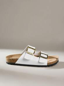 Solecia Casual Comfort Everyday Versatile Women Platforms & Wedge Sandals Summer - White - View 1
