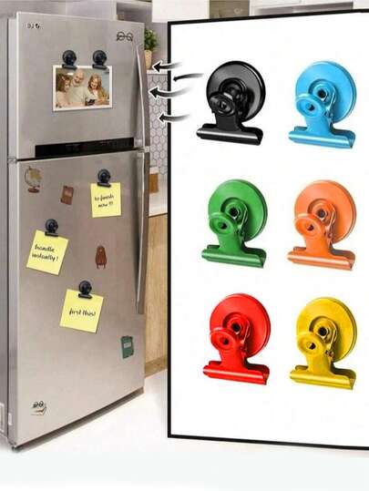 Refrigerator Magnet Clips - For Kitchen, Office, Whiteboard & Locker, Cute Home Decor Accessories