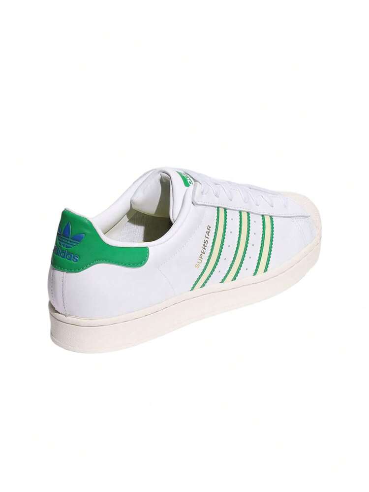 Adidas Superstar Men's Sneakers Cloud White / Off White / Green GX9878 |  SHEIN USA