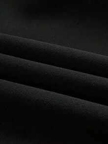 Rovax Y2K 街头服饰 复古嘻哈数码印花女款上衣和裤子两件套 - 黑色 - 查看 4