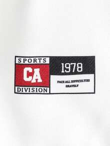 Casuvi Kids 2pcs/Set Toddler Boys' Street Casual Graphic Print Crew Neck Long Sleeve Sweatshirt And Cargo Pants, Suitable For All Seasons - White - View 7