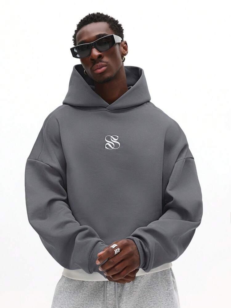 Oversized Drop Shoulder Pullover Hoodie