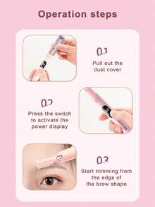 JMMO Women's Hair Clipper Multifunctional Hair Removal Knife Hair Removal Knife Hair Removal Hair Removal Hand Hair, Leg Hair, Armpit Hair, Pubic Hair Divine Tool (Battery Capacity: 110mAh) - Multicolor - View 10