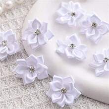 50pcs Handmade Embellished Flower DIY Clothing Accessories - Multicolor - View 8