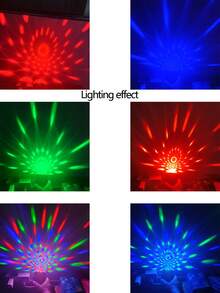 1 Pc Disco Ball Light - 7 Lighting Modes, Perfect For Parties, Festivals, Birthdays & Gifts, USB Powered - Multicolor - View 6
