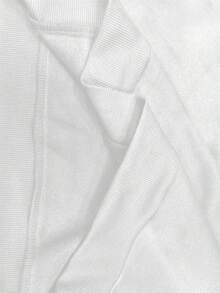 EMERY ROSE Heart Pattern Round Neck Long Sleeve Minimalist Fashion Plus Size Sweatshirt Pullover Fall Winter Autumn - White - View 4