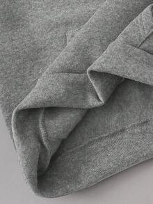 SHEIN Mirajuku 男童休闲学院风字母印花宽松卫衣套装，适合休闲、大学和运动穿着 - 杏色 - 查看 7
