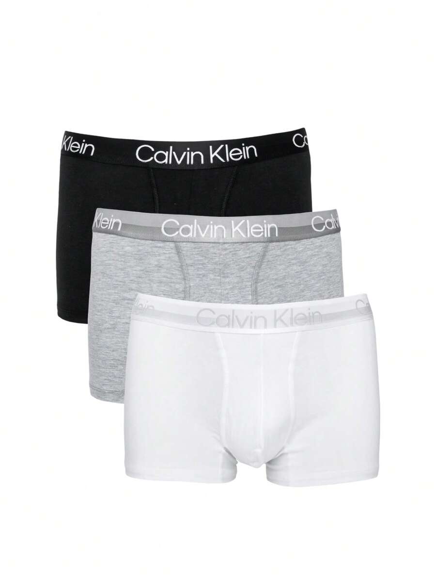 Calvin Klein 3 Pack Men's Briefs - Black - View 1
