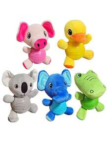 PETSIN 1 Piece Dog Toy; Bite-Resistant Soft Silicone Sound Training Toy; Pet Sound Toy; Pet Supplies - Multicolor - View 7