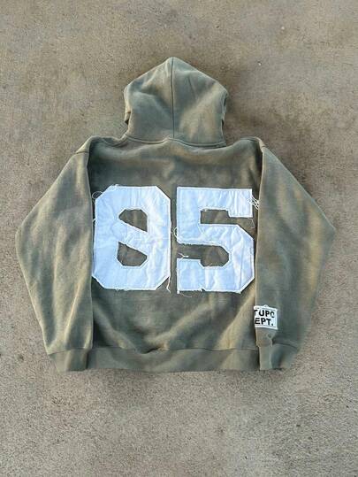 INAWLY Y2K Streetwear Zip-Up Sweatshirt, Distressed Digital Print, Street Fashion Vintage American Street Dance Casual Zip-Up Sweatshirt, Casual Zip-Up Sweatshirt Jacket, Harajuku Style, Zip-Up Sweatshirt, American Gothic Rock, Streetwear, Casual, Versatile Use