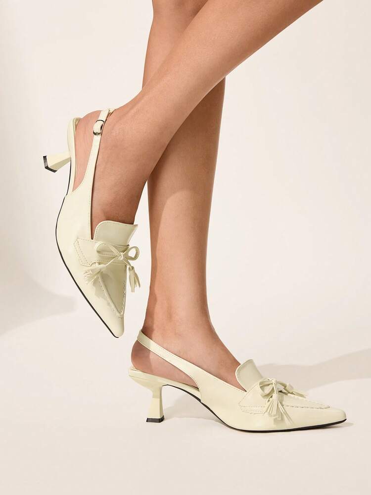 CUCCOO CHICEST Women's Fashionable & Elegant Party Pumps With Bow Decor For Christmas