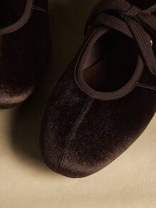 Rosivie 女士时尚百搭通勤休闲系带平底鞋