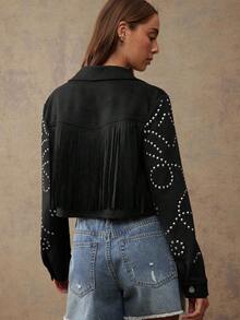 WESTFADE Chaquetas para mujer - Negro - Ver 2