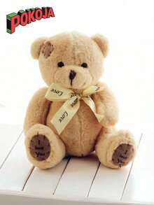 POKOJA LAND - BESTSELLERS 5.11in Lovely Teddy Bear Plush Toys Stuffed Soft Animal Bear Kawaii Dolls For Kids Baby Children Valentine Gift Birthday Gift Christmas Decor Home Kids Girls Gifts Festival, Spring To Summer - Multicolor - View 13