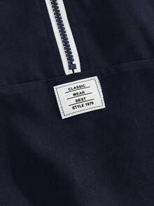 EASEVO 男士大码时尚拼接夹克，秋冬季