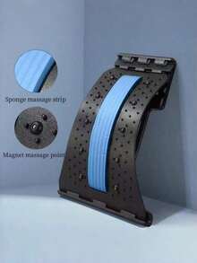 1PC Lumbar Support Cushion Yoga Pilates Back Stretcher Massage Magnets Spine Relaxation Neck Back Pain Relief Fitness Equipment Home Office Use