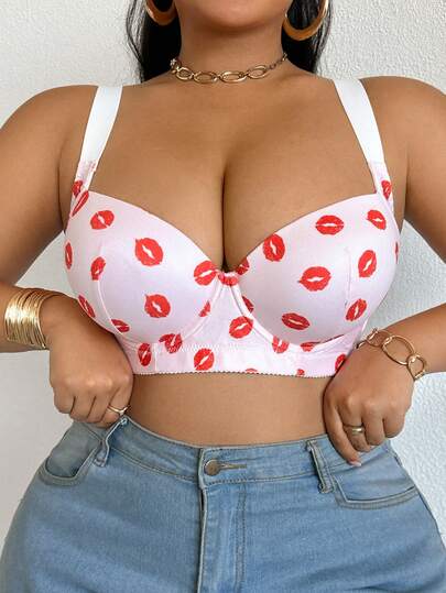 DesireSculpt 1 pieza Sujetador inalámbrico de talla grande con tirantes anchos, cómodo y de soporte