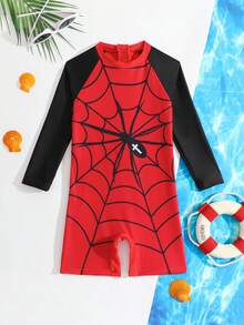 Fantacosmos 男童长袖连体泳衣，夏季 - 彩色 - 查看 3