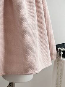 Elamini Women's Bow Decor A-Line Sleeveless Short Dress, Elegant Sweet Style For Party, Wedding, Birthday, Autumn/Winter