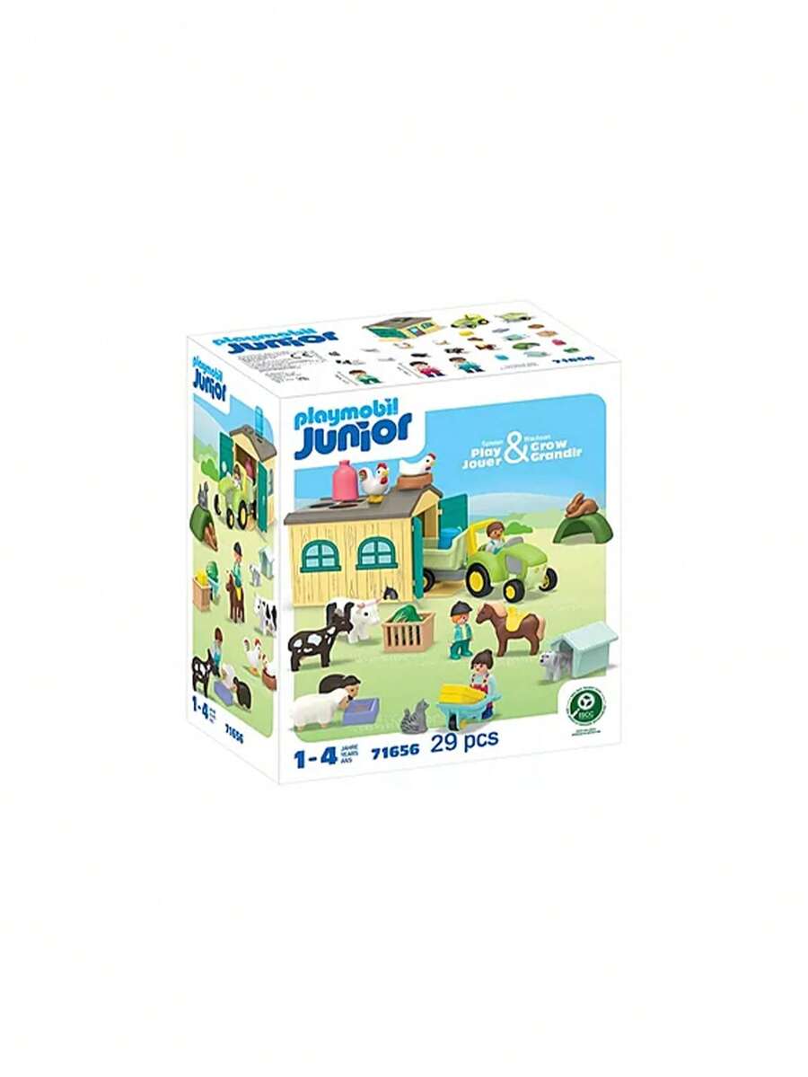JUNIOR: Farm Adventure With Tractor, Trailer, And Animal Friends GIRLS FIRST 71656 - Multicolor - View 1