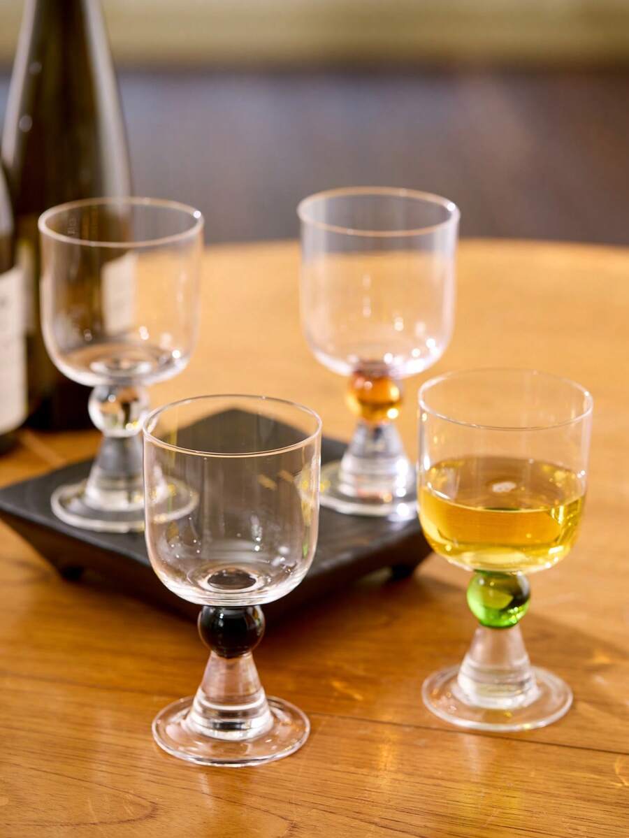 Cirelle 1pc Champagne Glasses, Light Luxury Champagne Glasses, High-End Glass Cups, Tall Glasses Are Suitable For Gatherings, Birthday Parties, Christmas Wedding Banquets, And High-End Parties. Champagne Glasses, Wine Glasses, Fruit Wine Glasses, And Cold Drink Glasses - Multicolor - View 1