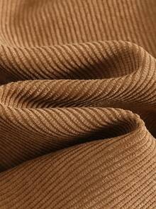 三件套包括：黑色T恤、休闲可爱灯芯绒外套、黑色高领T恤、松紧腰休闲裤、针织长袖上衣 - 彩色 - 查看 7