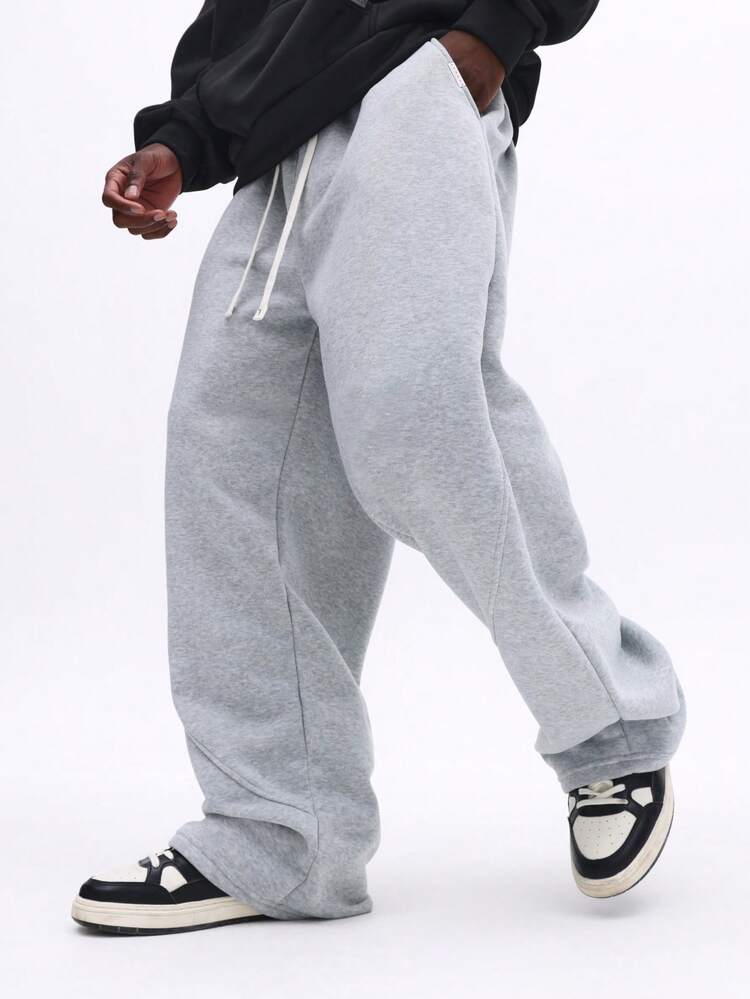 Drawstring Jogger Sweatpants With Elastic Cuffs
