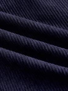 Manfinity VCAY Men's Solid Color Casual Pants - Royal Blue - View 3
