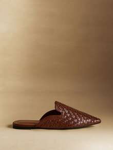 Rosivie Bailarinas de punta fina y minimalistas de uso versátil y casual para mujer - Marrón - Ver 4