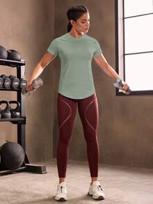 Powerista 透气柔软运动T恤女式健身房衬衫