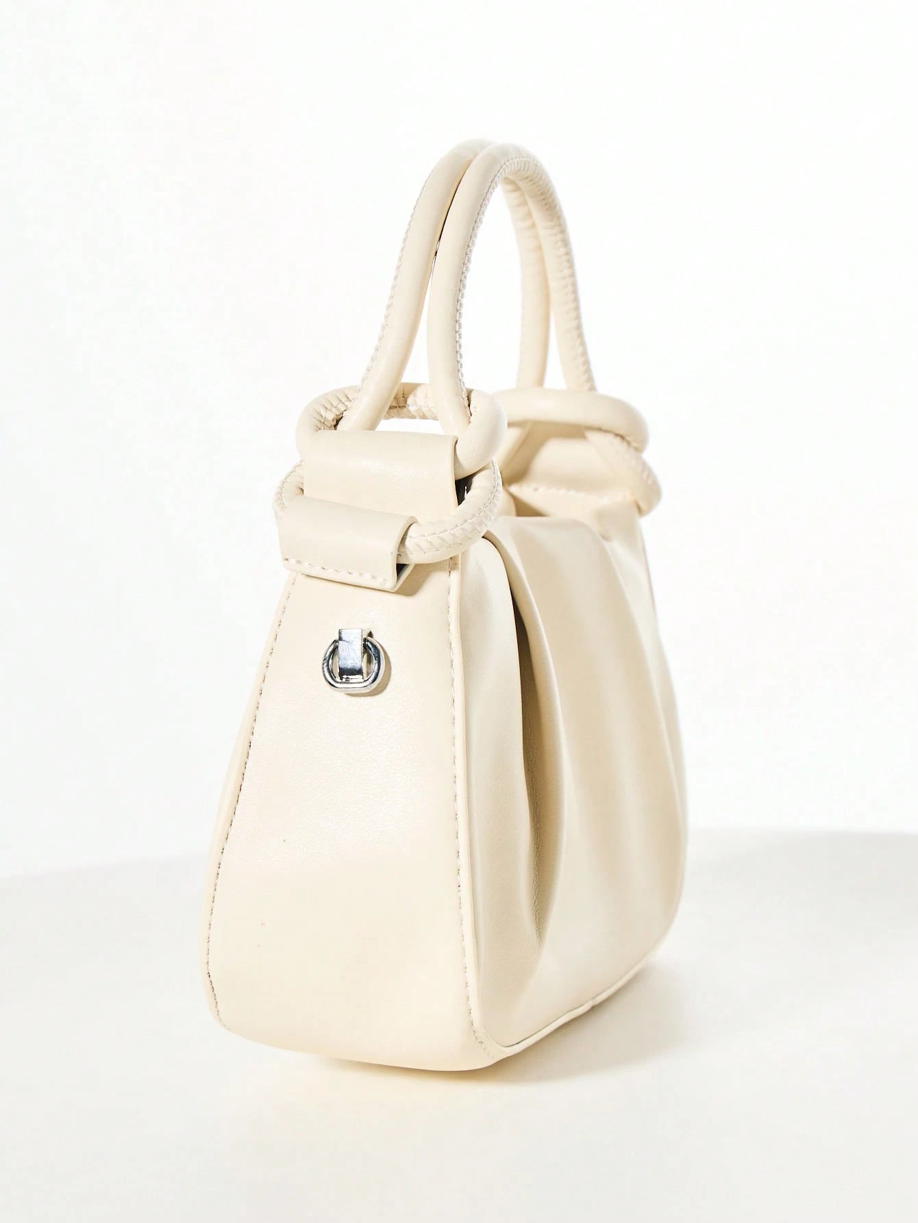 KIZN Mini-Hobo-Tasche mit geknotetem Griffdesign