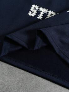 PAVTROS 男士休闲简约圆领赛车 T 恤，日常穿着冰球球衣男士街头服装球衣 - 寶藍色 - 查看 8