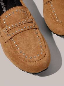 Styleloop 舒适休闲简约女士乐福鞋 - 棕色 - 查看 5