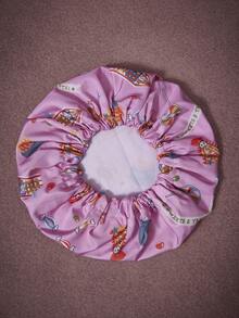 HARRY POTTER X SHEIN Pink Cute Candy World Ladies Shower Cap , Rain Hat